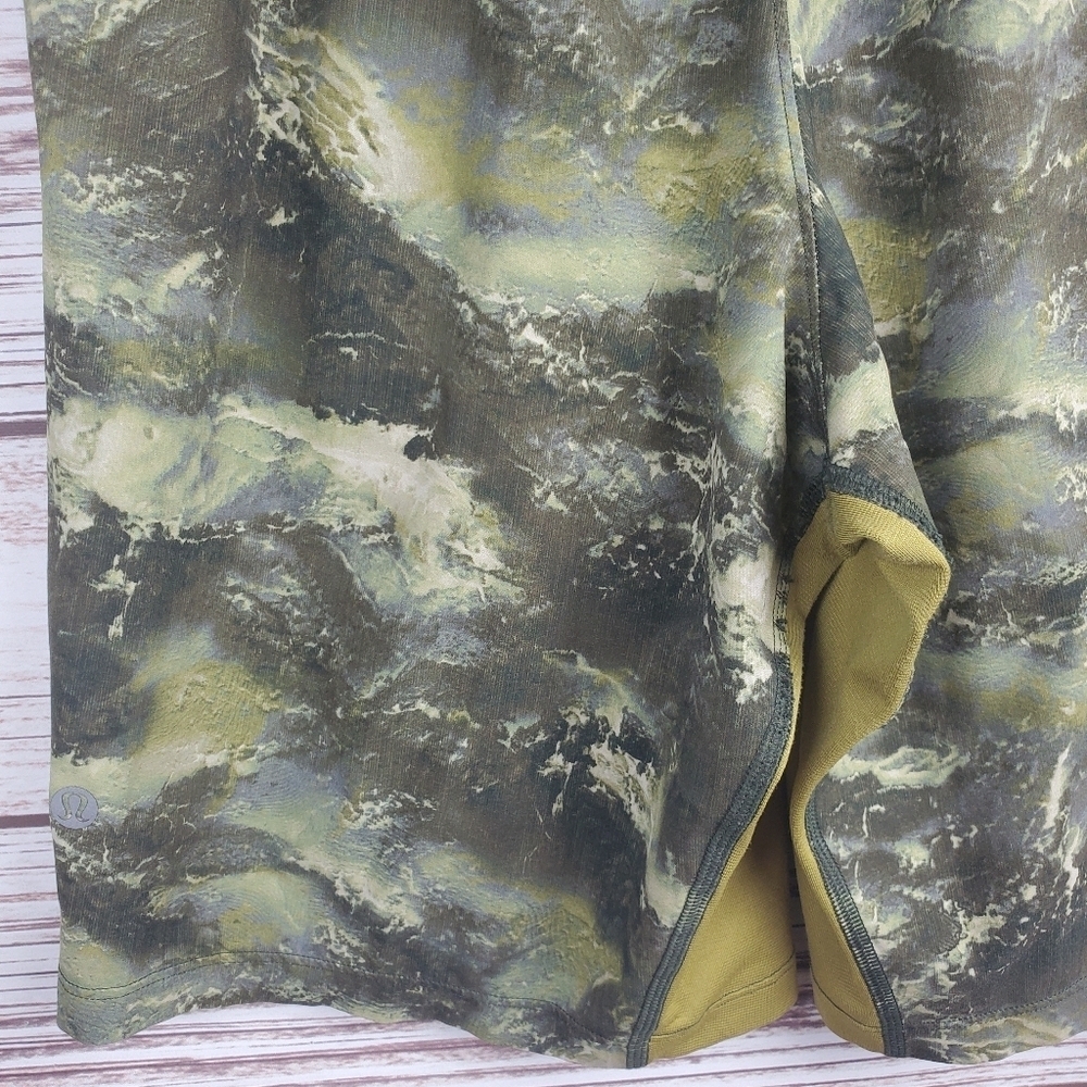 Lululemon Mens Small T.H.E. THE Linerless 9" Green High Drive Athletic Shorts - Picture 8 of 10